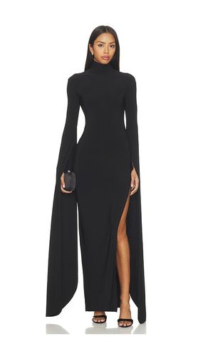 Open Back Ribbon Sleeve Turtleneck Gown in . - size S (also in XS, XXS) - Norma Kamali - Modalova