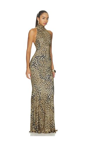 Halter turtle fishtail gown in color multi size XS (also in M) - Norma Kamali - Modalova