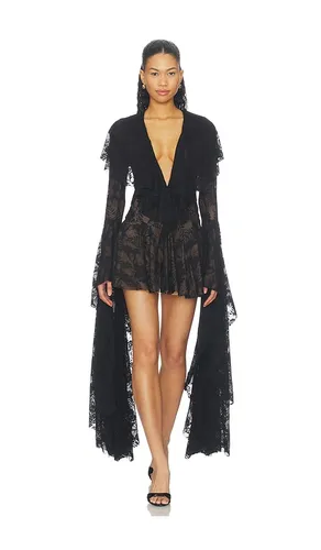 Xl Sleeve Deep V Ruffle Mini Dress in . - size S (also in XS, XXS) - Norma Kamali - Modalova