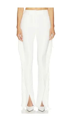 Fringe Spat Jeans in . Size L. Also in M, S - Norma Kamali - Modalova