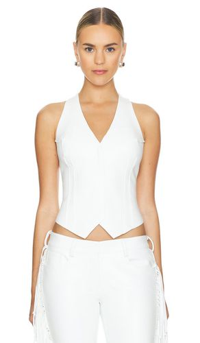 Simple Vest in White. - size L (also in M, S, XL, XS, XXS) - Norma Kamali - Modalova