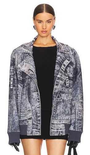 Oversized Moto Jacket in . Taglia XS - Norma Kamali - Modalova