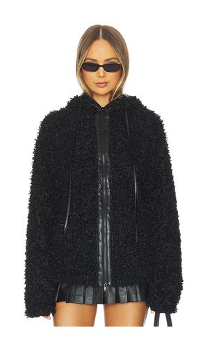 Oversized Raglan Sleeve Zip Front Hooded Jacket in . Taglia M. Also in S - Norma Kamali - Modalova