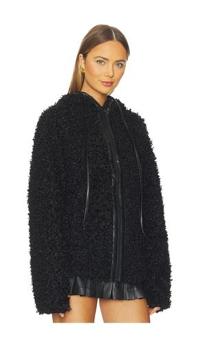 Oversized Raglan Sleeve Zip Front Hooded Jacket in . Size M. Also in S - Norma Kamali - Modalova