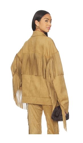 Fringe Oversized Jean Jacket in . Size S. Also in M, L - Norma Kamali - Modalova