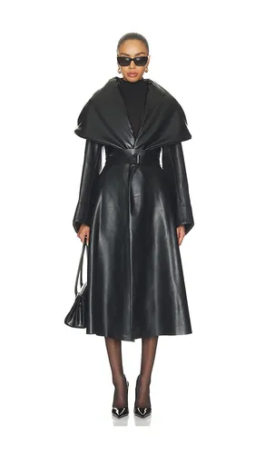 Shawl Collar Peplum Coat in . - size M/L (also in XS/S) - Norma Kamali - Modalova