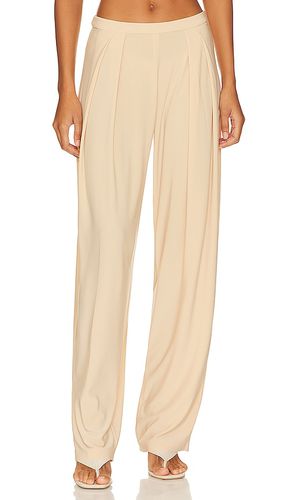 Tapered Pleated Trouser in . Taglia M - Norma Kamali - Modalova