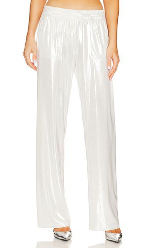 Pantalón deportivo en color plateado metálico talla L en - Metallic Silver. Talla L (también en M) - Norma Kamali - Modalova