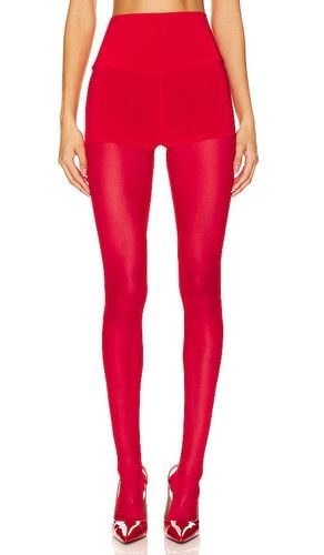 X REVOLVE Legging Mesh Bottom Footsie in . Taglia M, S, XL, XS - Norma Kamali - Modalova