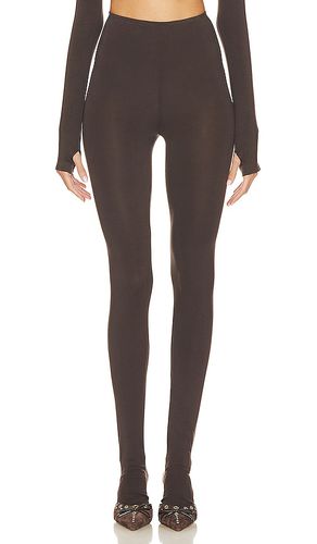 Legging with footie en color talla L en - . Talla L (también en M, S, XS, XXS) - Norma Kamali - Modalova