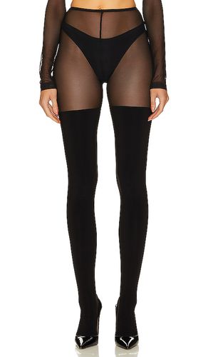 Thigh High Spliced Legging With Footsie in . - size L (also in M, S, XL, XS) - Norma Kamali - Modalova