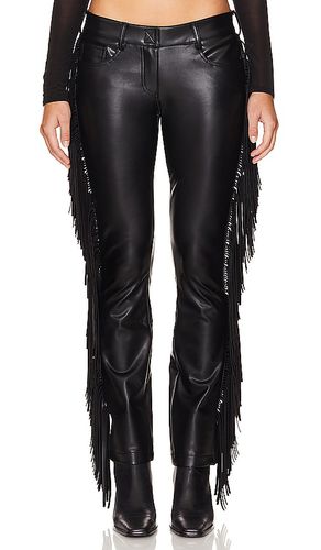 Fringe Boot Leg Jean in . Taglia S - Norma Kamali - Modalova