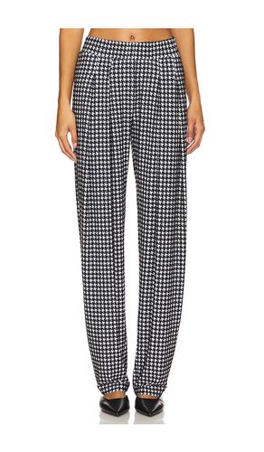 Low Rise Pleated Trouser in Black. - size L (also in XL, XS, XXS) - Norma Kamali - Modalova