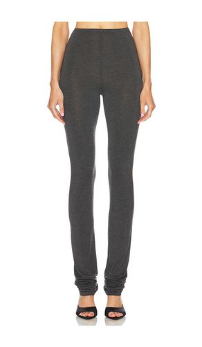 Lazy legging en color charcoal talla L en - Charcoal. Talla L (también en M, S, XL, XS, XXS) - Norma Kamali - Modalova