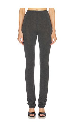 Lazy legging en color charcoal talla L en - Charcoal. Talla L (también en S, XL) - Norma Kamali - Modalova