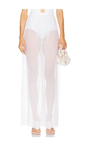 Mens Pleat Pant in White. - size L (also in M, S, XL, XS) - Norma Kamali - Modalova