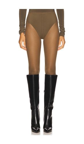 Legging With Footie in Olive. - size L (also in M, S, XL, XS, XXS) - Norma Kamali - Modalova