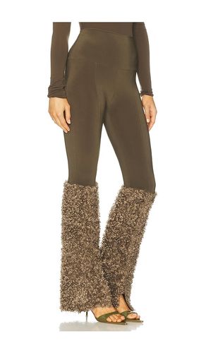 Curly Spat Legging in Beige. - size L (also in XS) - Norma Kamali - Modalova