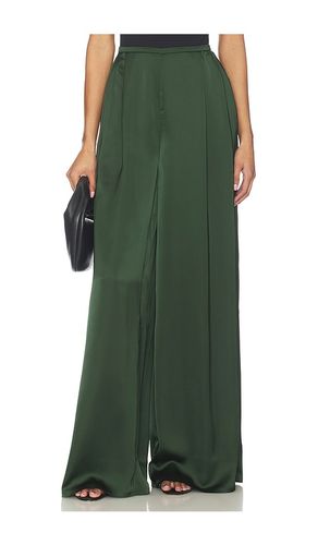 Mens Pleat Pant in Dark Green. - size M (also in S) - Norma Kamali - Modalova