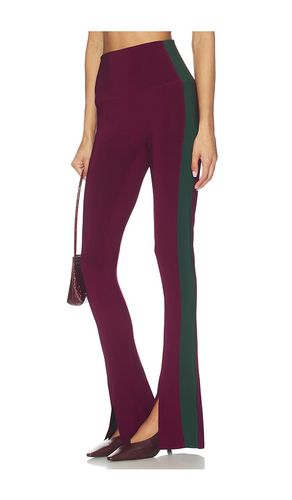 Side stripe spat legging in color red, purple size S (also in XS) - Norma Kamali - Modalova