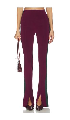 Side stripe spat legging in color red, purple size S (also in XS) - Norma Kamali - Modalova