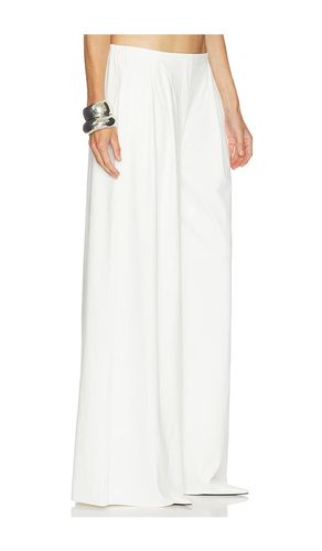Mens Pleat Pant in White. - size M (also in S, XS) - Norma Kamali - Modalova