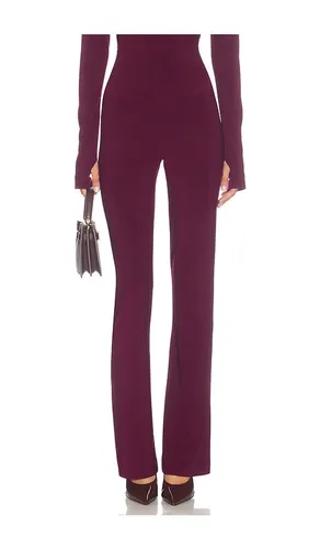 X Lifestyle Boot Pant in Wine. - size M (also in S, XL, XS) - Norma Kamali - Modalova