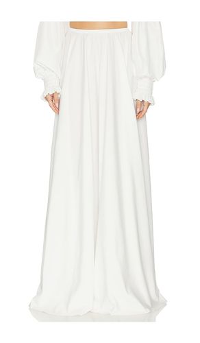 Flared Skirt To Floor in White. - size L (also in S, XL, XS, XXS) - Norma Kamali - Modalova
