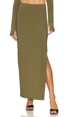 Side Slit Long Skirt in Army. - size S (also in XS) - Norma Kamali - Modalova