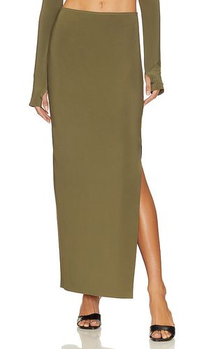 Side Slit Long Skirt in Army. - size S (also in XS, XXS) - Norma Kamali - Modalova