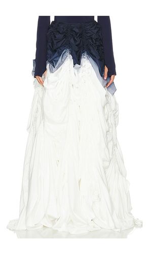 Parachute Full Skirt in White. - size M (also in S, XL, XS) - Norma Kamali - Modalova