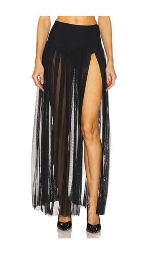 Pleated Long Skirt With Slit in . - size L (also in M, S, XL, XXS) - Norma Kamali - Modalova