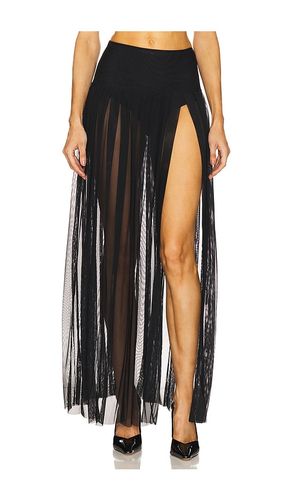Pleated Long Skirt With Slit in . - size S (also in XS) - Norma Kamali - Modalova