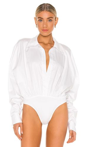 Oversized Boyfriend Shirt Bodysuit in . Taglia L. Also in M, S, XL - Norma Kamali - Modalova