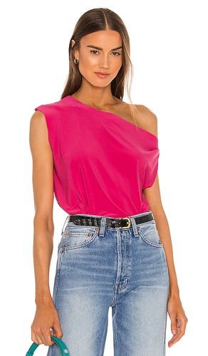 Top con hombros caídos en color rosado talla M en - Pink. Talla M (también en S, XL, XS) - Norma Kamali - Modalova