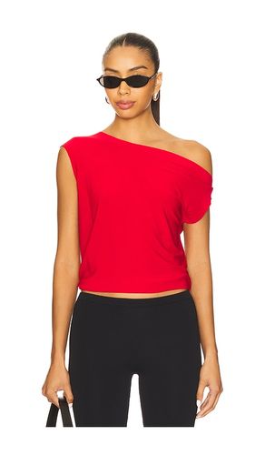 X REVOLVE Drop Shoulder Top in Red in Red. - size L (also in M, S, XL, XS, XXS) - Norma Kamali - Modalova