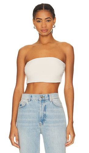 Strapless Cropped Top in Cream. - size L (also in XL) - Norma Kamali - Modalova