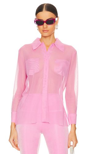 Camisa en color rosado talla L en - Pink. Talla L (también en M, S) - Norma Kamali - Modalova