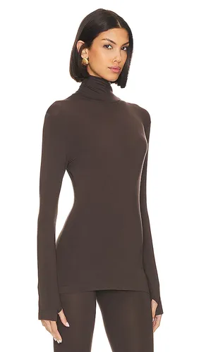 Slim Fit Long Sleeve Turtle Top in . Size L. Also in M, XL - Norma Kamali - Modalova