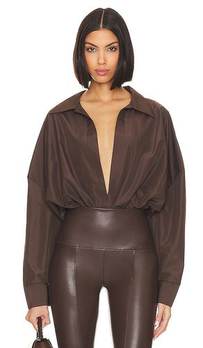 Oversized Boyfriend Shirt Bodysuit in . - size L (also in M, S, XL, XS, XXS) - Norma Kamali - Modalova