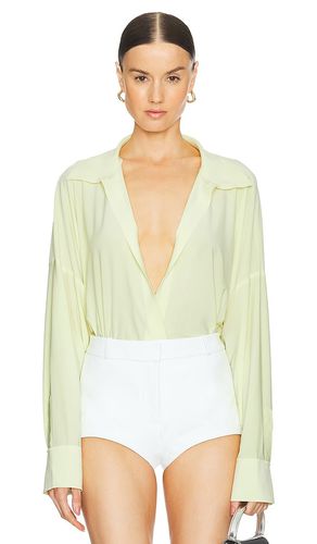 Super Oversized Boyfriend Shirt Bodysuit in . Taglia M, S, XL, XS - Norma Kamali - Modalova