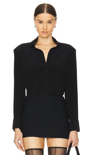 Shirt With Shoulder Pads in . Taglia M, S - Norma Kamali - Modalova