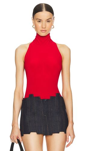 X revolve halter turtleneck top en color rojo talla XL en - Red. Talla XL (también en L, XXS) - Norma Kamali - Modalova