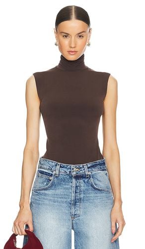 Slim fit sleeveless turtleneck top en color talla L en - . Talla L (también en XL, XS, XXS) - Norma Kamali - Modalova