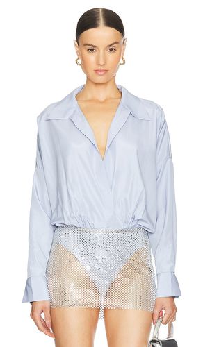 Super Oversized Boyfriend Shirt Bodysuit in . Taglia M, S - Norma Kamali - Modalova