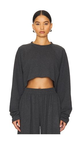 Oversized Raglan Sleeve Cropped Top in . Size XS, XXS - Norma Kamali - Modalova