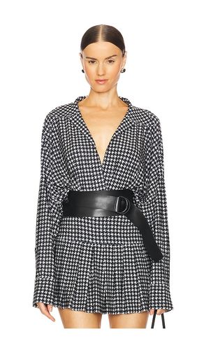 Oversized Boyfriend Shirt Bodysuit in ,. Size M. Also in S, XS, XXS - Norma Kamali - Modalova