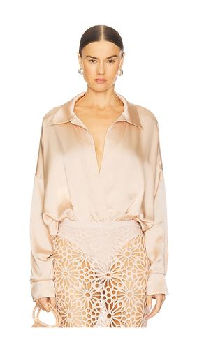 Oversized Boyfriend Shirt Bodysuit in . Size M, S, XS - Norma Kamali - Modalova