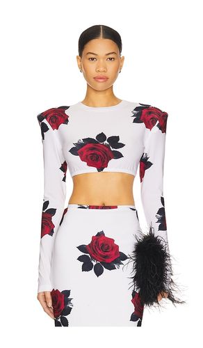 Shoulder Pad Crop Top in . Size M, S, XL, XS, XXS - Norma Kamali - Modalova