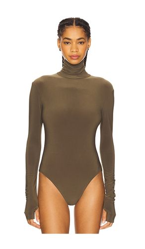 Long Sleeve Turtleneck Bodysuit in . Size S. Also in M, L, XL - Norma Kamali - Modalova
